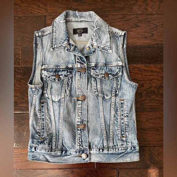 J. Crew Tops - J. Crew Indigo Denim Woman’s Vest, Small